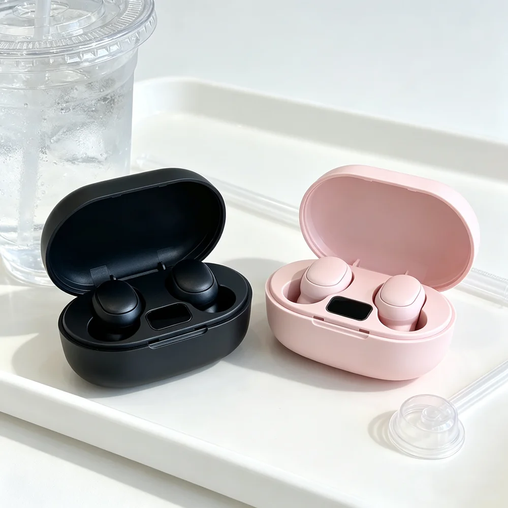 Bluetooth Headset Bluetooth Earbuds Offer Vivid Audio Details, Secure Ear Shape, Stable Signal for Media Playback