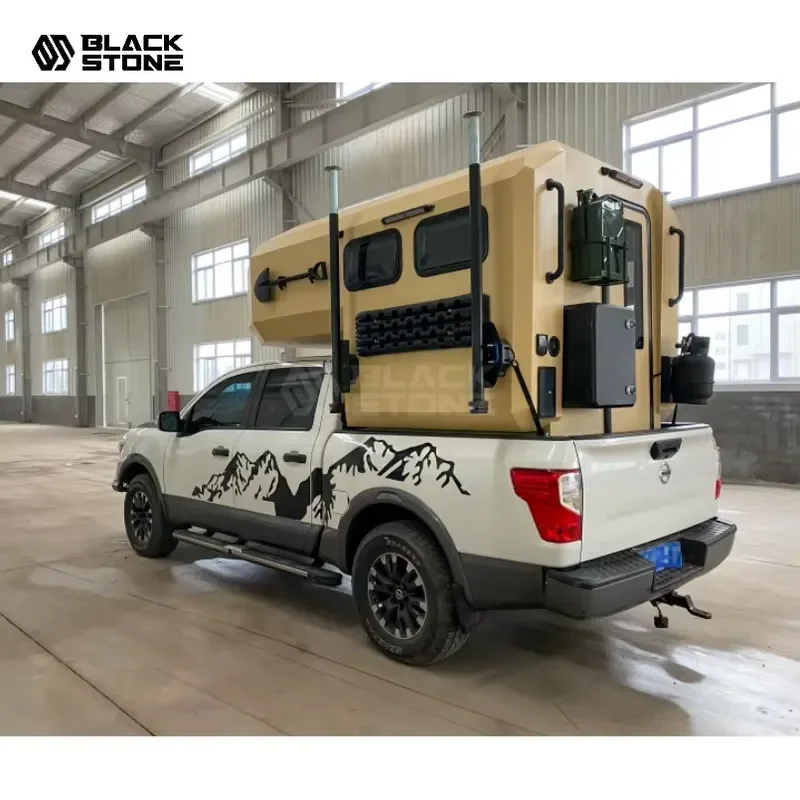 Customized Slide-in Pickup Camper Modern Hard Top RV Pickup Caravan for Traveling for All Pickup Trucks