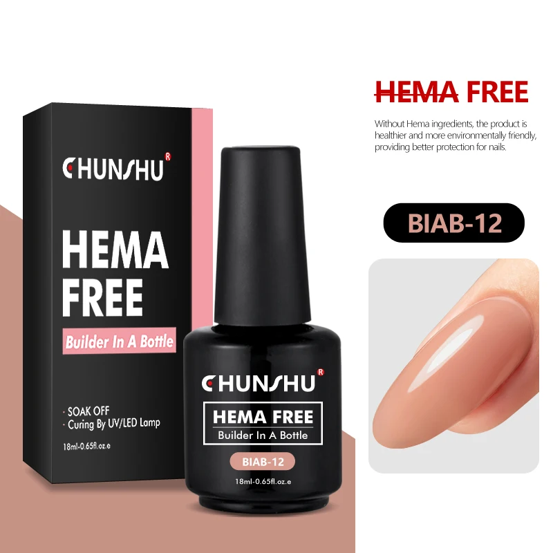 CHUNSHU Hema GRATIS Bouw UV Gel 18 ml Builder Nagelgel In Een Fles Semi Permanente Dikke Rubberen Basis Gel Extension nagels Art