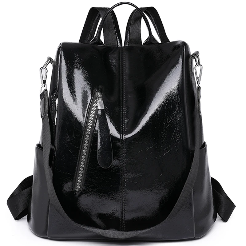 High Quality Patent Leather Backpack Multifunctional Backpacks Luxurious Women\'s Designer Knapsack Large Capacity Travel Bag Sac