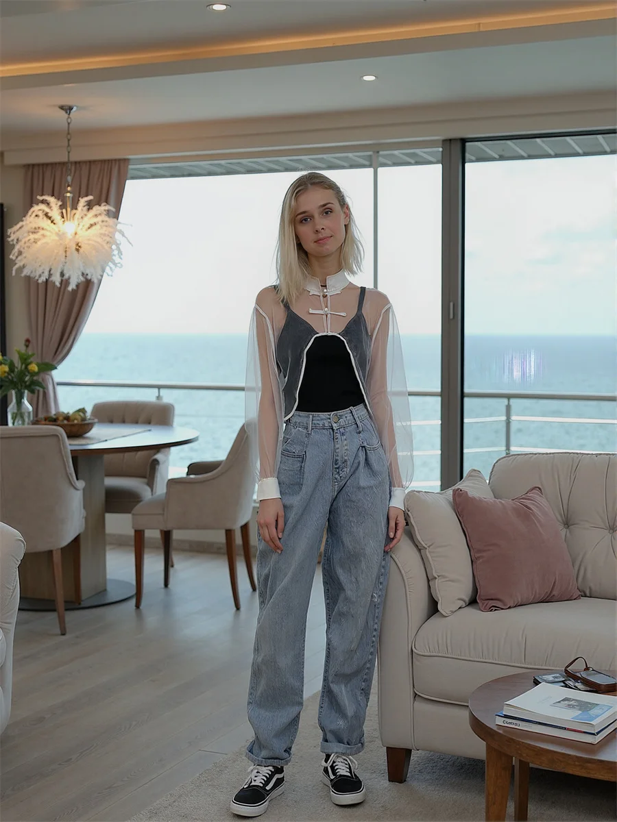 Mulher negra camisas para senhora lanterna manga slash neck fora do ombro design sexy moda chique blusas casuais topos feminino botão acima