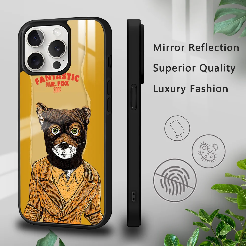 The F-Fantastic M-Mr. Fox Phone Case For iPhone 16 15 14 13 12 11 Pro Xs Max Mini Plus Celulares Hard Funda