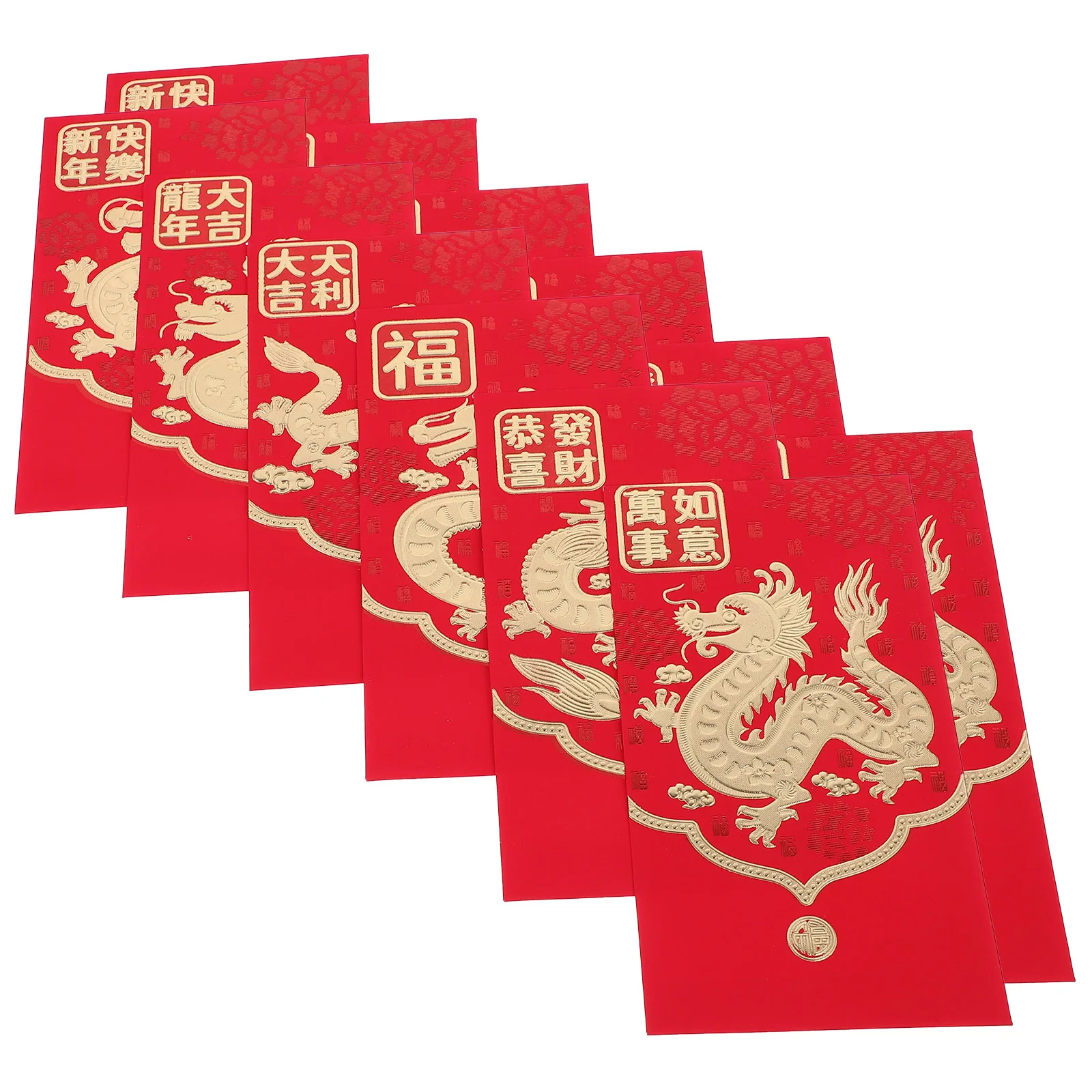 

30pcs New Year Red Envelope 2024 Cute Pattern Festival Cash Gift Spring Chinese Red Envelopes Lunar Money Pocket
