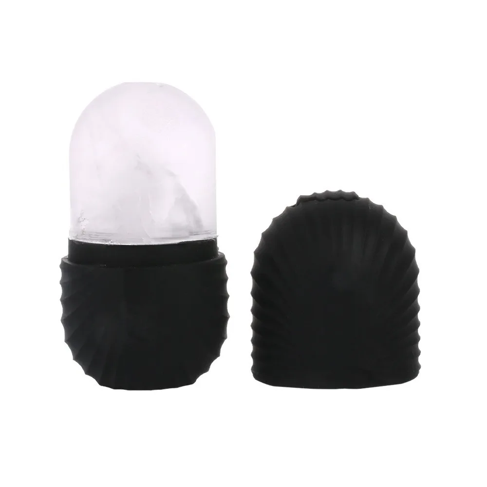 Silicone Ice Cube Face Roller Cooling De-Puffing Facial Ice Roller Skincare Tool Shrink Pores Facial Silicone Ice Mold
