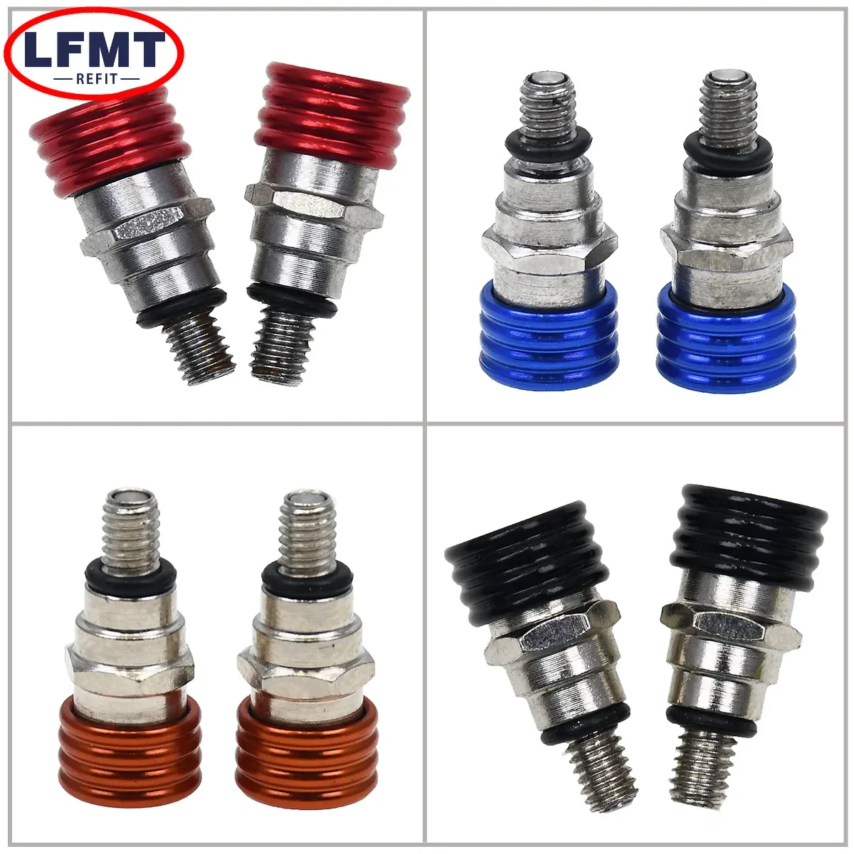 Motorcycle M5*0.8cm Fork Air Bleeder Valve For Honda Yamaha Suzuki Kawasaki CR YZ WR KX F RM 85 125 250 450 Dirt Bike Motocross