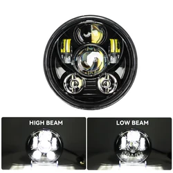 5.75 Inch Motorcycle LED Headlight For Honda Shadow VT 600 700 750 1100 VTX 1300 1800 5 3/4