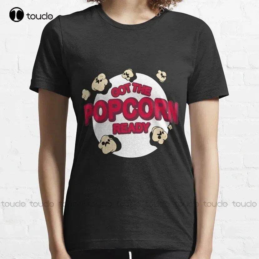 Got The Popcorn Ready Horror Style Classic T-Shirt Golf Shirts For Men Custom Aldult Teen Unisex Fashion Funny New Xs-5Xl New - view 2