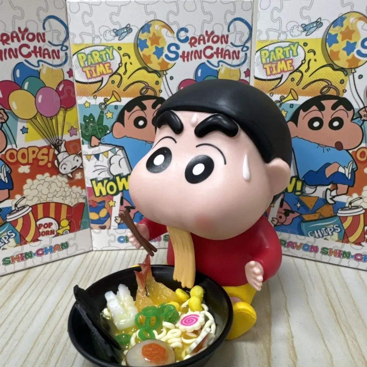Ramen Xiaoxin, Chalk Xiaoxin, Nudeln essen, Niedliche Geschenkfigur, Auto- und Schreibtischdekoration, Handgefertigte Figur