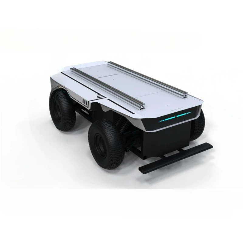 

High-speed Ackerman wheeled chassis outdoor handling robot supports ros robot unmanned patrol