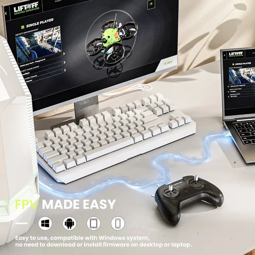 Simulador de vuelo DEVASO FPV para DJI DRL Liftoff LOGIC Drone simulador de entrenamiento control remoto accesorios de juegos