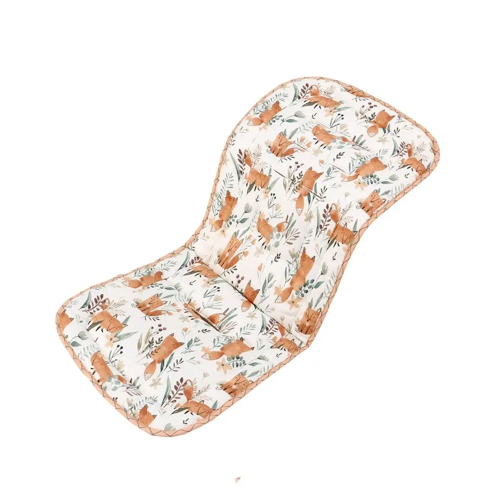 

Soft Baby Stroller Cushion Comfortable Cotton Dining Chair Cotton Pad Cartoon Printed Breathable Baby Pram Seat Mat Toddler