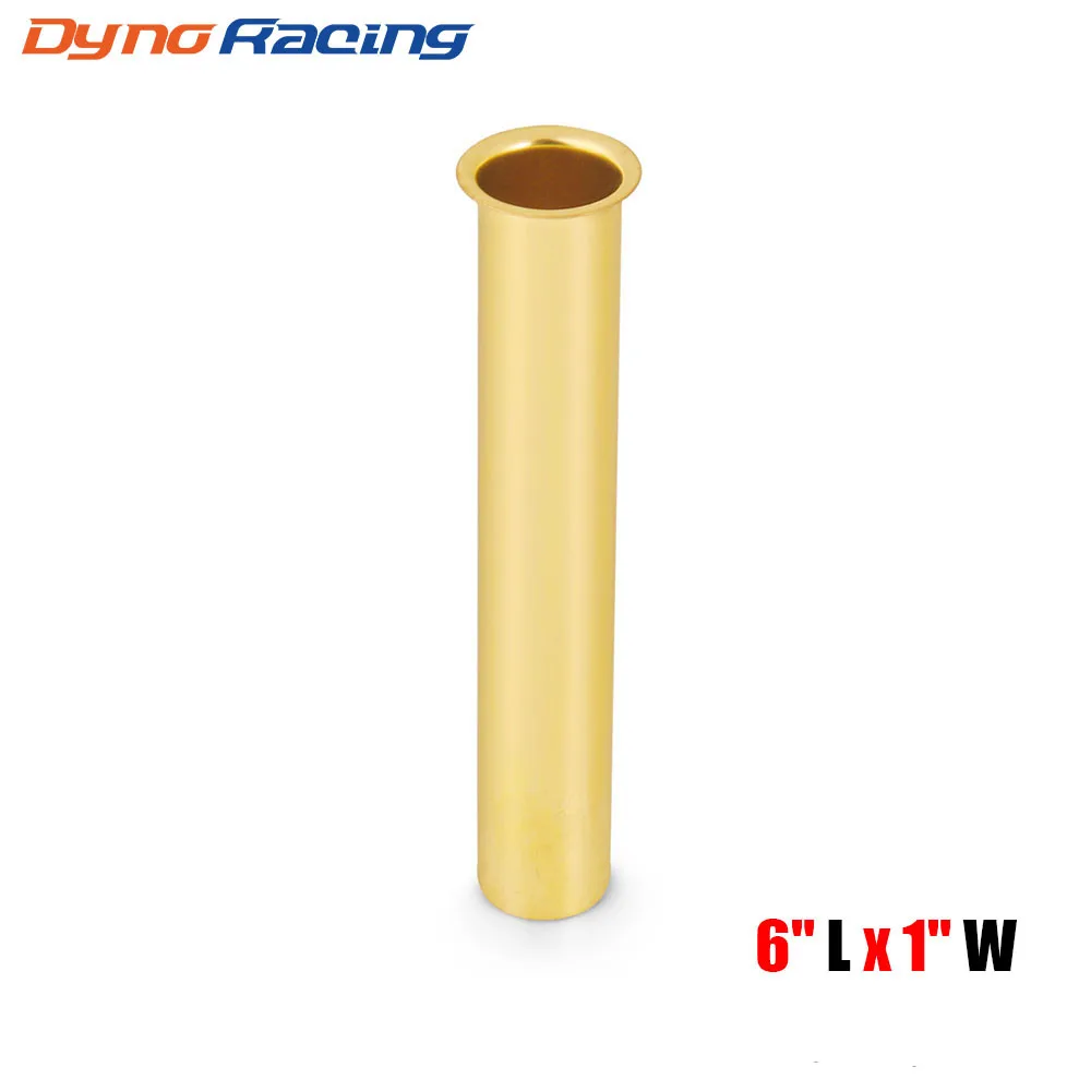 1PCS Boat Brass Drain Tube 6x1 Inches Livewell Overflow Drain Plug for Boat Water Marine Transom Splashwell Installation