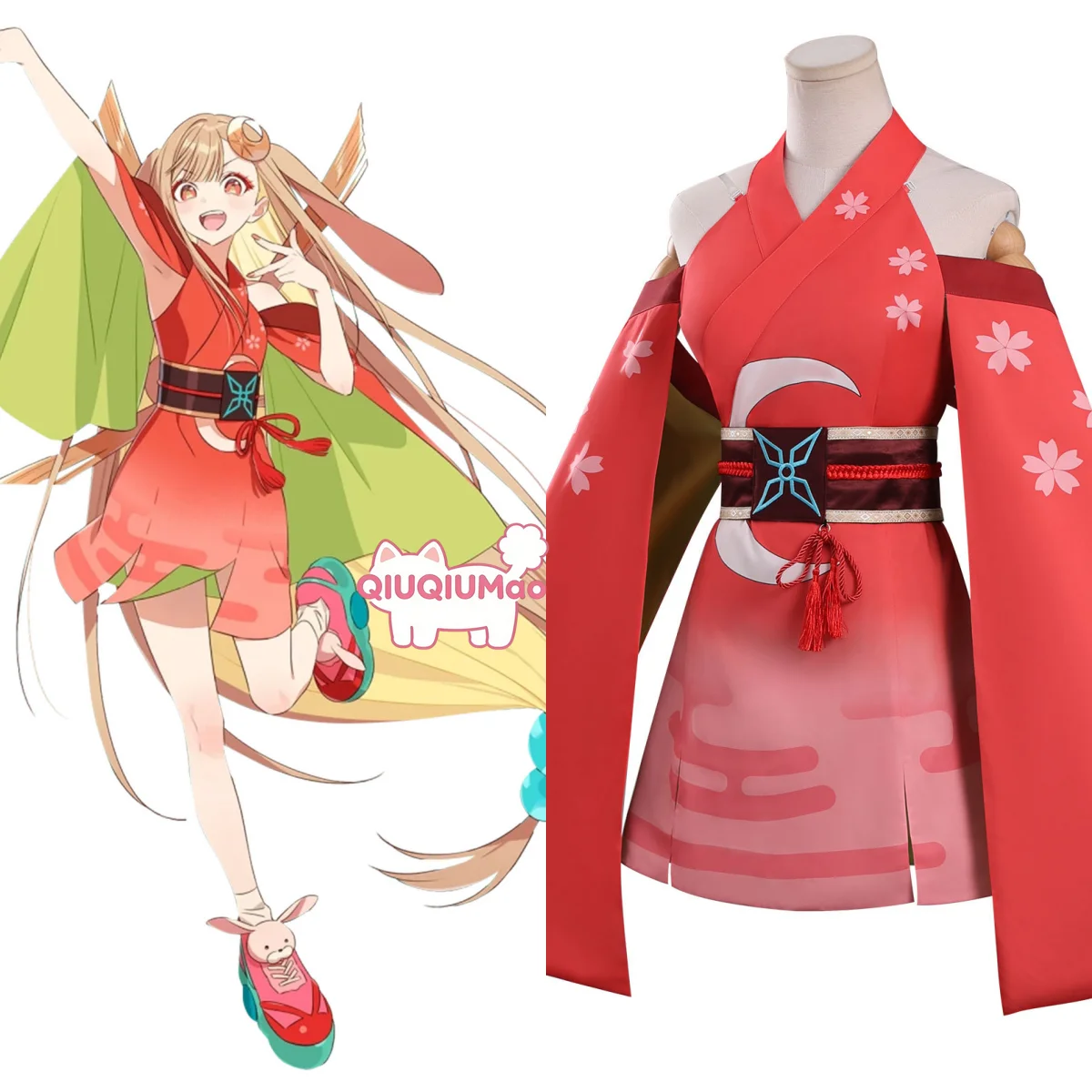 

Super Dimension Princess Kaguya Cosplay Costume Anime Kaguya Role Playing Cute Dress Outfit Full Set for Women Comic Con Party