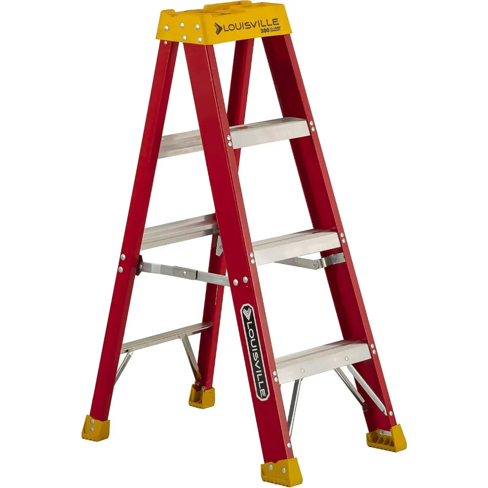 

4-Foot Fiberglass Step Ladder, 300-Pound Load Capacity, Type IA, L-3016-04