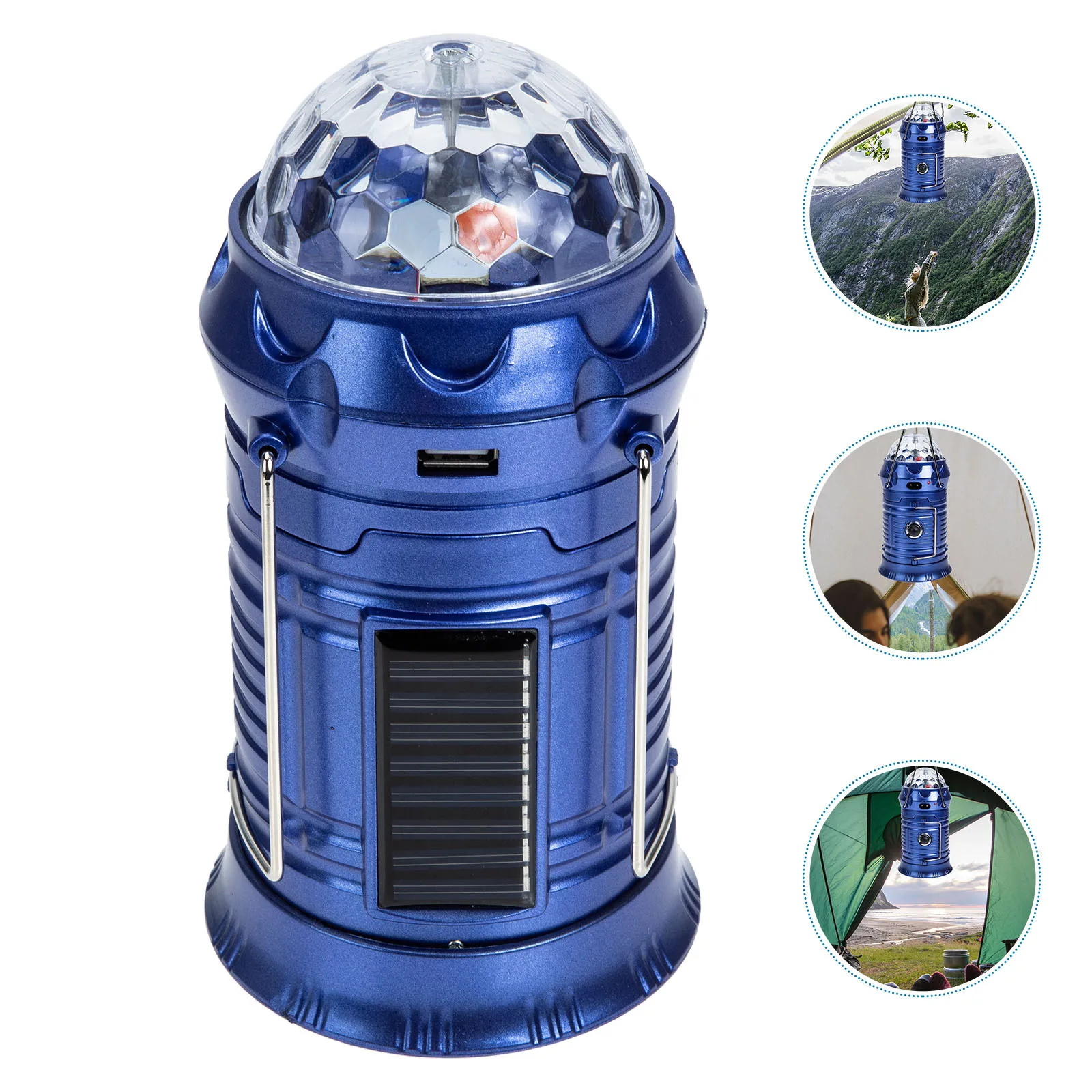 

Rechargeable Solar LED Tent Camping Light Portable Lamp Adjustable 90 Degree Solar Fan Outdoor Illumination Us Plug