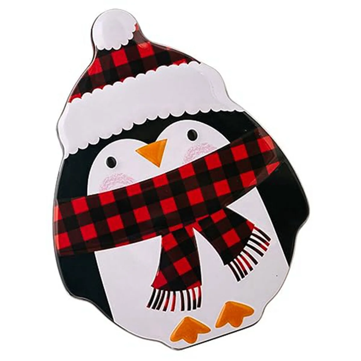 

Контейнеры для конфет, рождественская банка для печенья, пустая жесть, коробки для конфет, мультяшный контейнер для хранения подарков Санта-Клауса