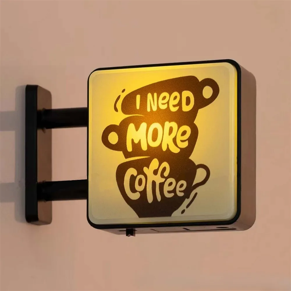 Retro Kaffeehaus-Kühlschrankmagnet, Leuchtender Miniatur-Pegboard-Kühlschrankmagnet, Kreativer Kaffee-Eck-Magnetdekor, Zuhause