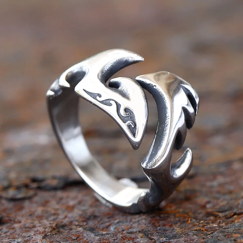 2024 Flamme Herren Ring Damen Ring personal isierte Retro Hip Hop Eröffnung Mode accessoires y2k Paar Party Schmuck Geschenk