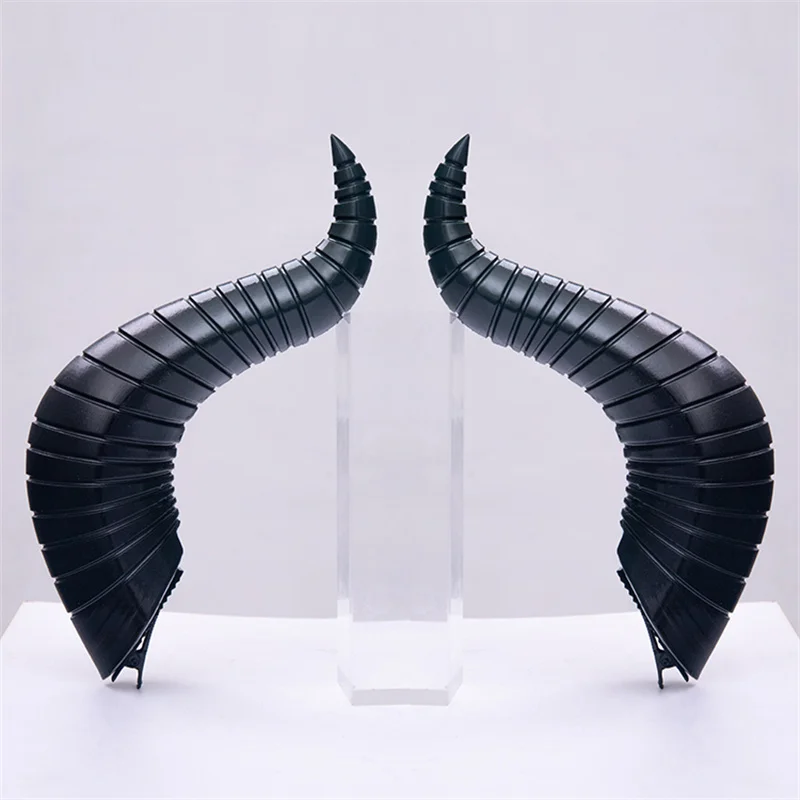 

1 Pair Game Twisted-Wonderland DIASOMNIA Malleus Cosplay Horns Head Clip Headwear Hairwear Ornaments Cosplay Props Accessories