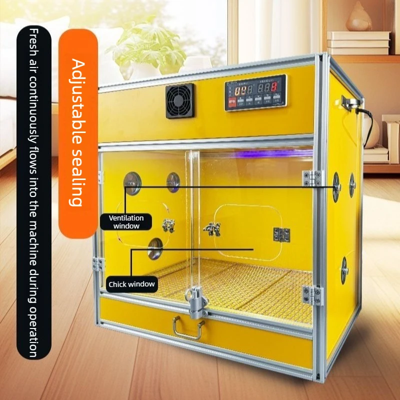 Parrot Incubator Air Heating Constant Temperature Bird Brooding Box with Drawer Large Space Silent Parrot Cage Bird Nurseries