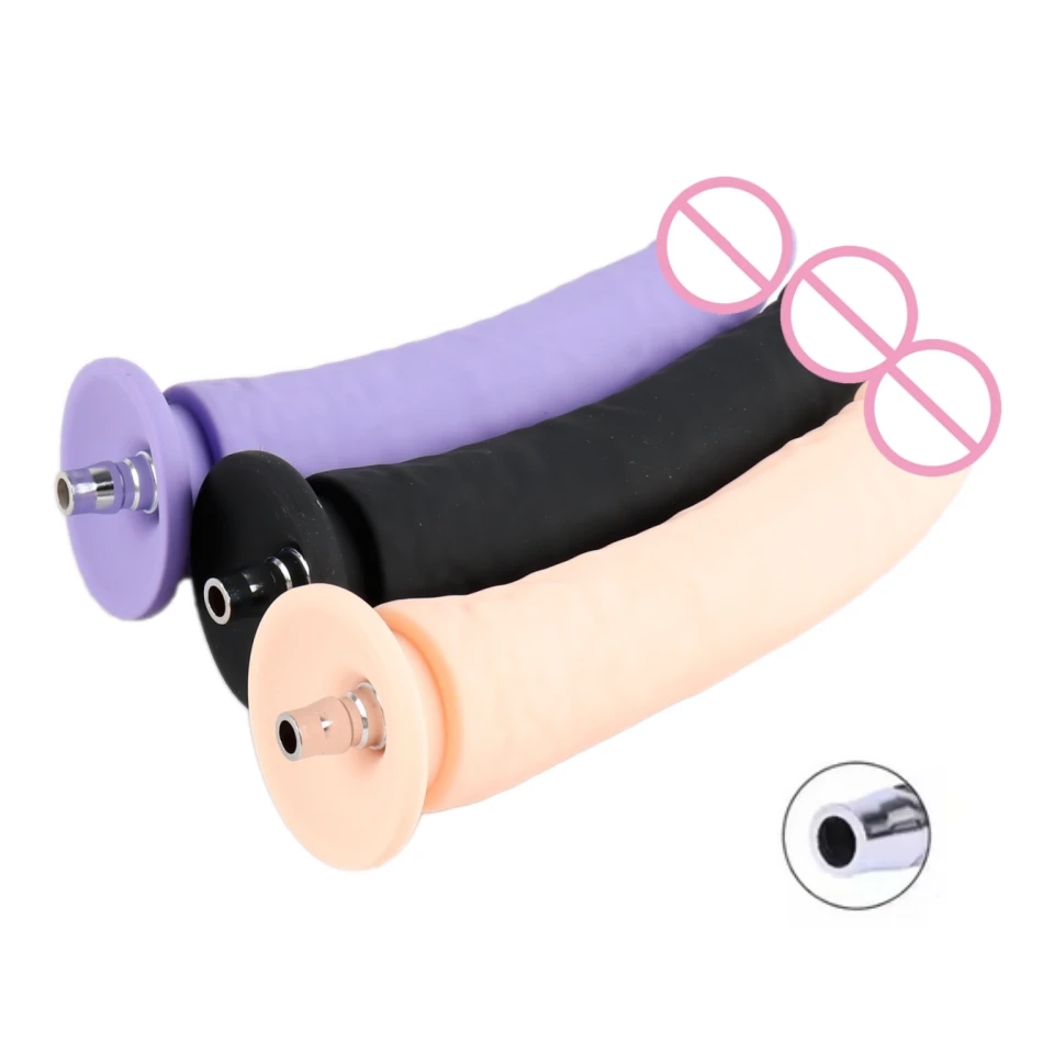 FREDORCH 7.48'' Dildo Vac-U-Lock Sex Machine Attachment Suitable for F6/F21S/F7S Sex Machine Solid Soft Dildo Adult Sex product