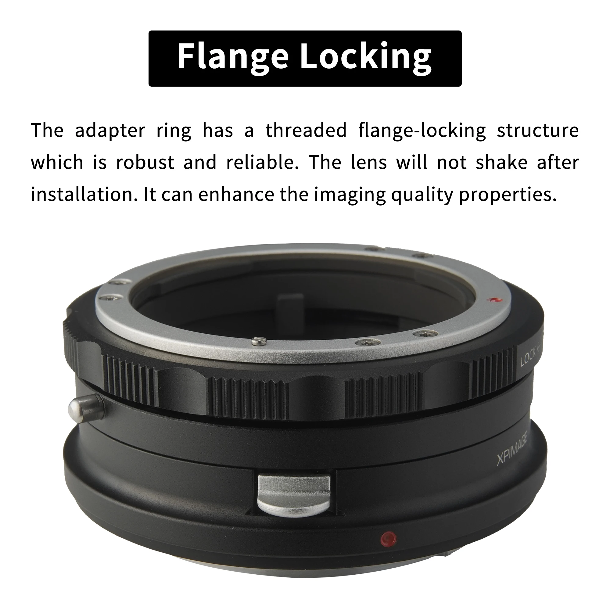 XPimage Lens Mount Adapter for Nikon F Lens to Canon RF Camera R5 R6 R7