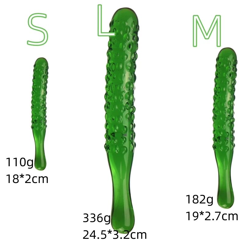 

VaHppy Glass Fruits Penis Dildos Masturbators for Girl Banana Cucumber Sex Toys For Women SM BDSM Adult Sex Products S/M/L