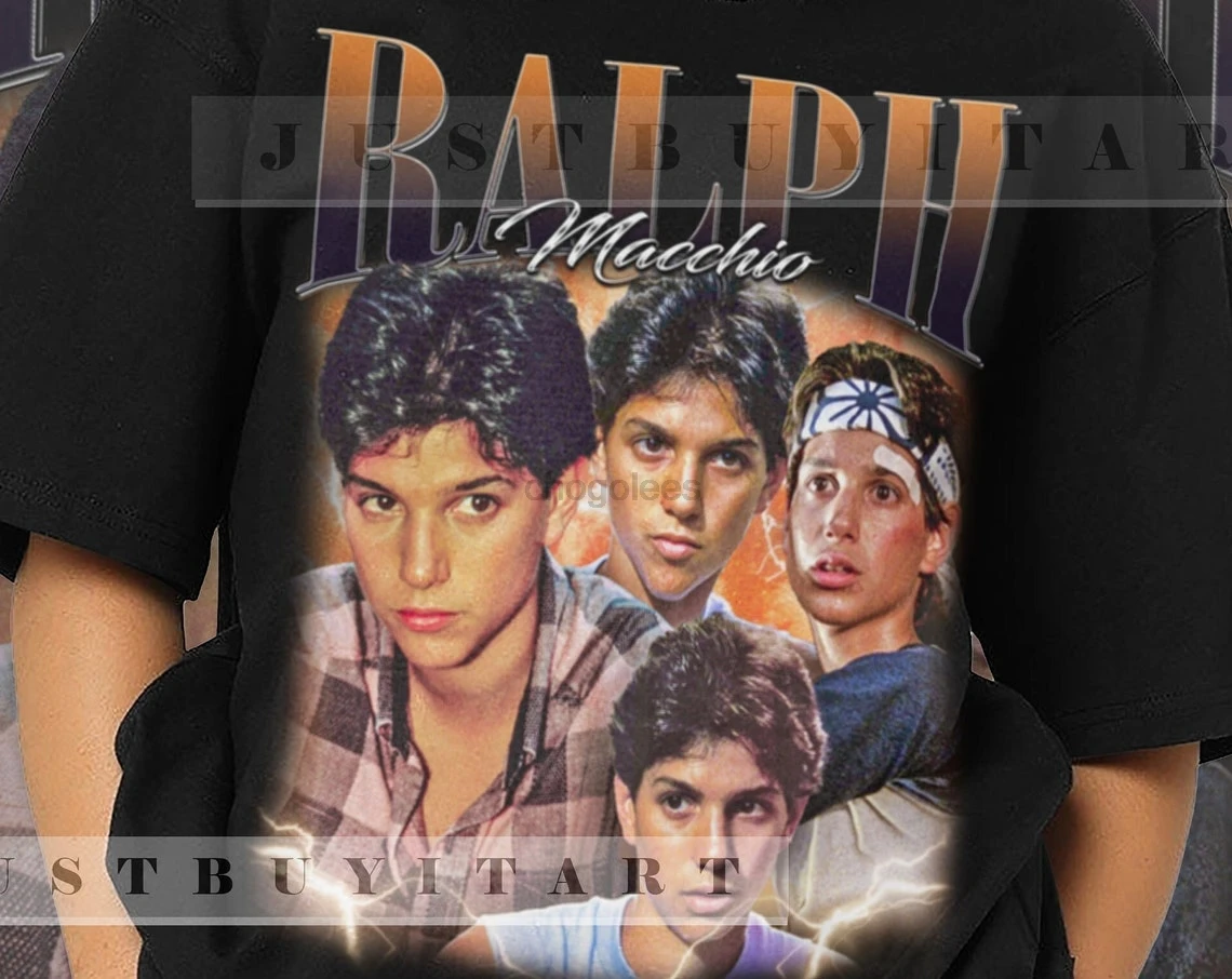 Limited Ralph Macchio Shirt Gift Graphic Tee Horror Movie T-Shirt Vintage 90s Ralph Macchio Shirt Unisex Actor Caracter Movie FM