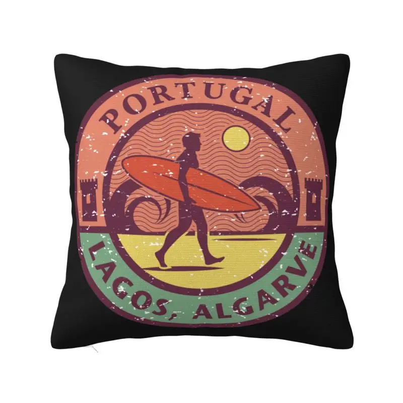 Summer Beach Seaside Surfer Cushion Cover Soft Surfing Surf Gift Pillow Case for Sofa Square Pillowcase Living Room Decoration