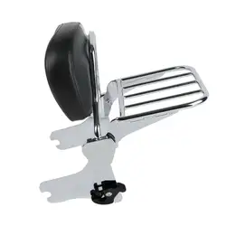 Motorcycle Detachable Backrest Sissy Bar/Luggage Rack For Harley Touring Electra Glide Road Glide Road King FLHR 1997-2008 2006