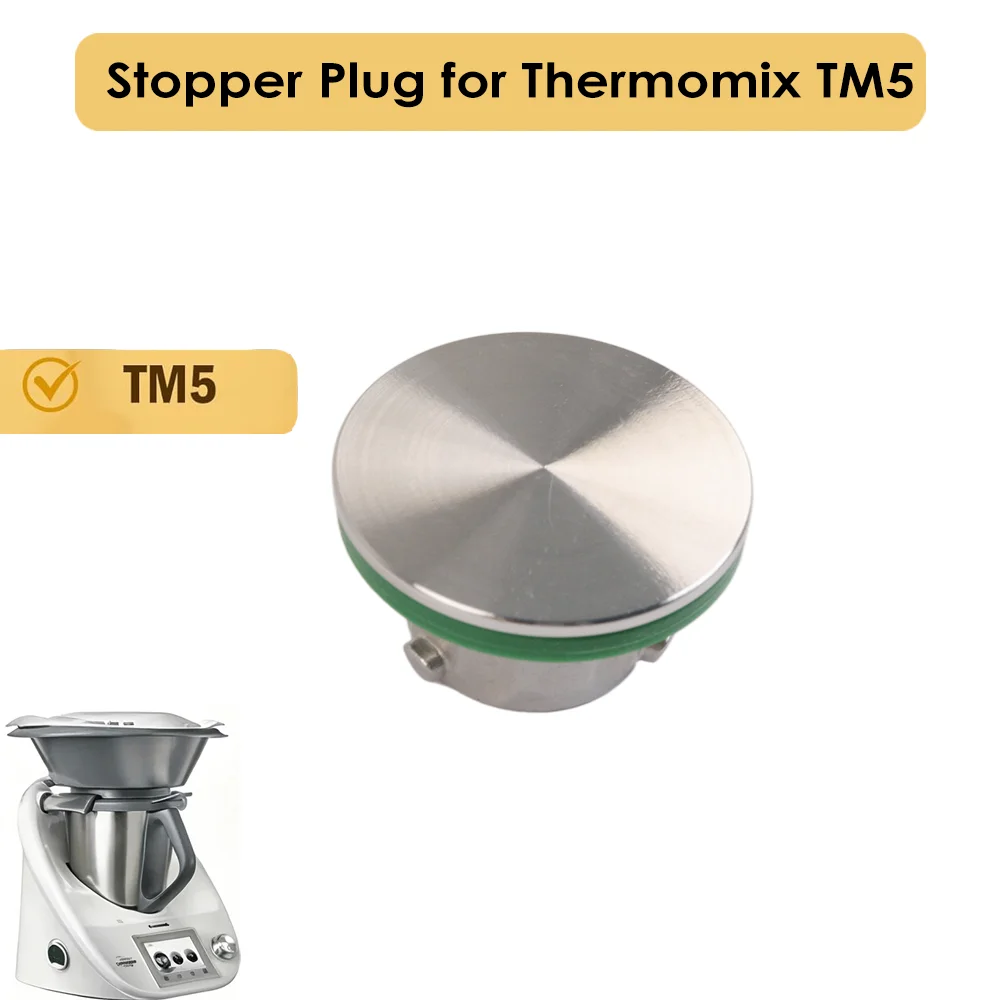 Mixing Bowl Stopper Main Pot Stopper Plug Mixed Knife Replacement for TM5, Alternative to Knife Cover, Increase Capacity