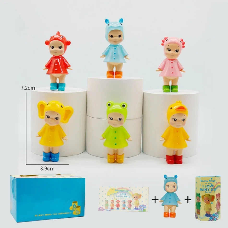 Sonny Angel I LOVE RAINY DAY Serie Blind Box Echte Telefonbildschirmdekoration Geburtstagsgeschenk Mysterious Surpristamus SAS65980