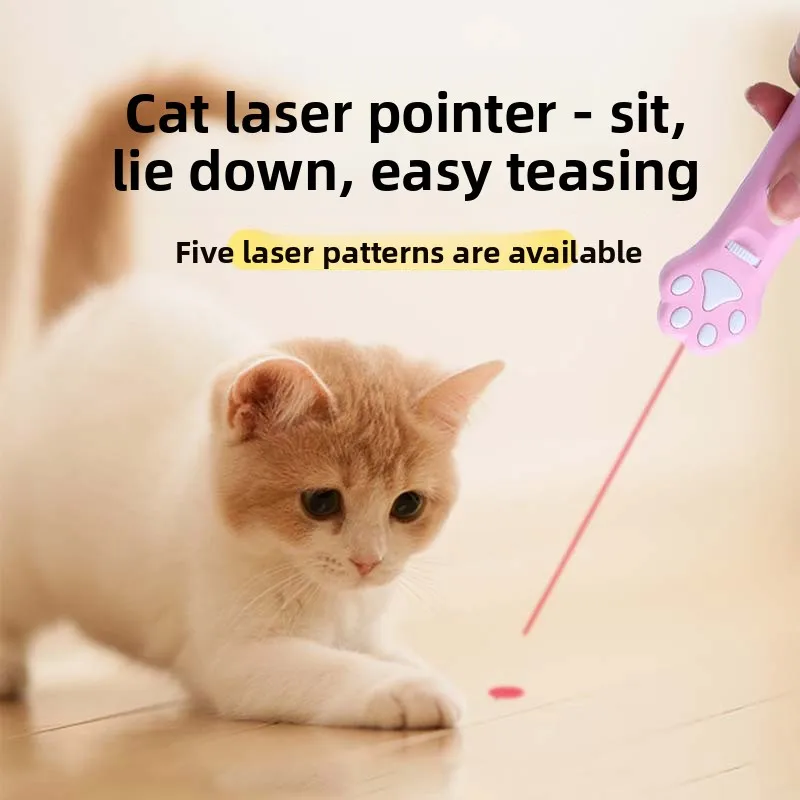 Infrared Laser Pointer Cat Toy Laser Teaser For Kittens Self Amusing Cat Wand Boredom Relief Pet Toy Cat Supplies