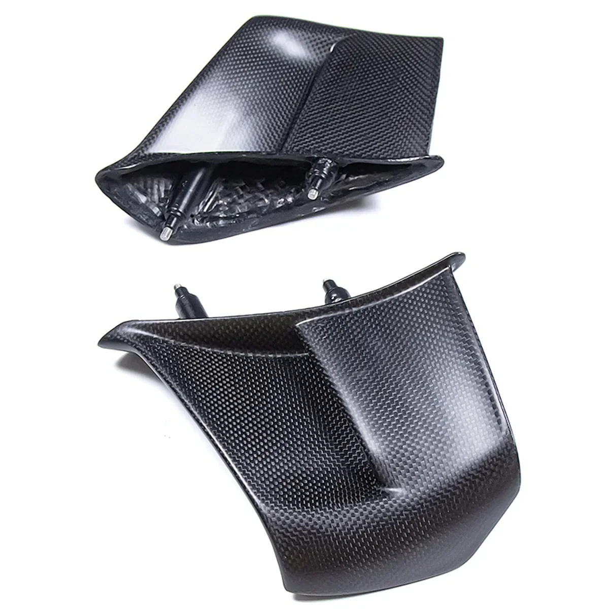 For Panigale V4 2025 3K 100% Dry Carbon Fiber Motorcycle Accessories Winglets Motorcycle Winglet Air Deflector Kit