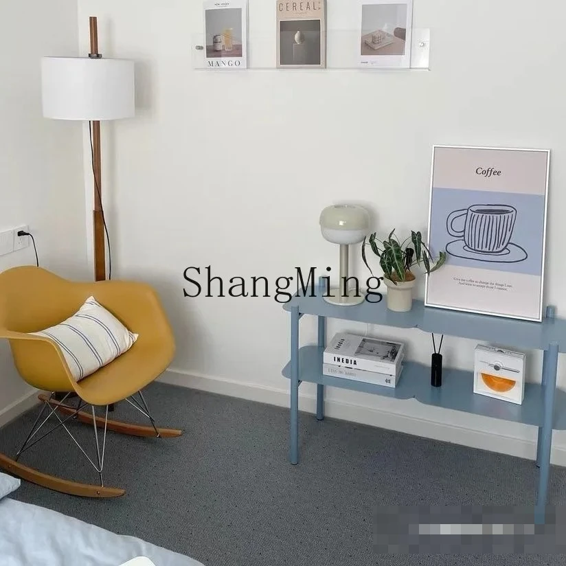 

FG living room modern simple small apartment household side display rack double bedroom shelf