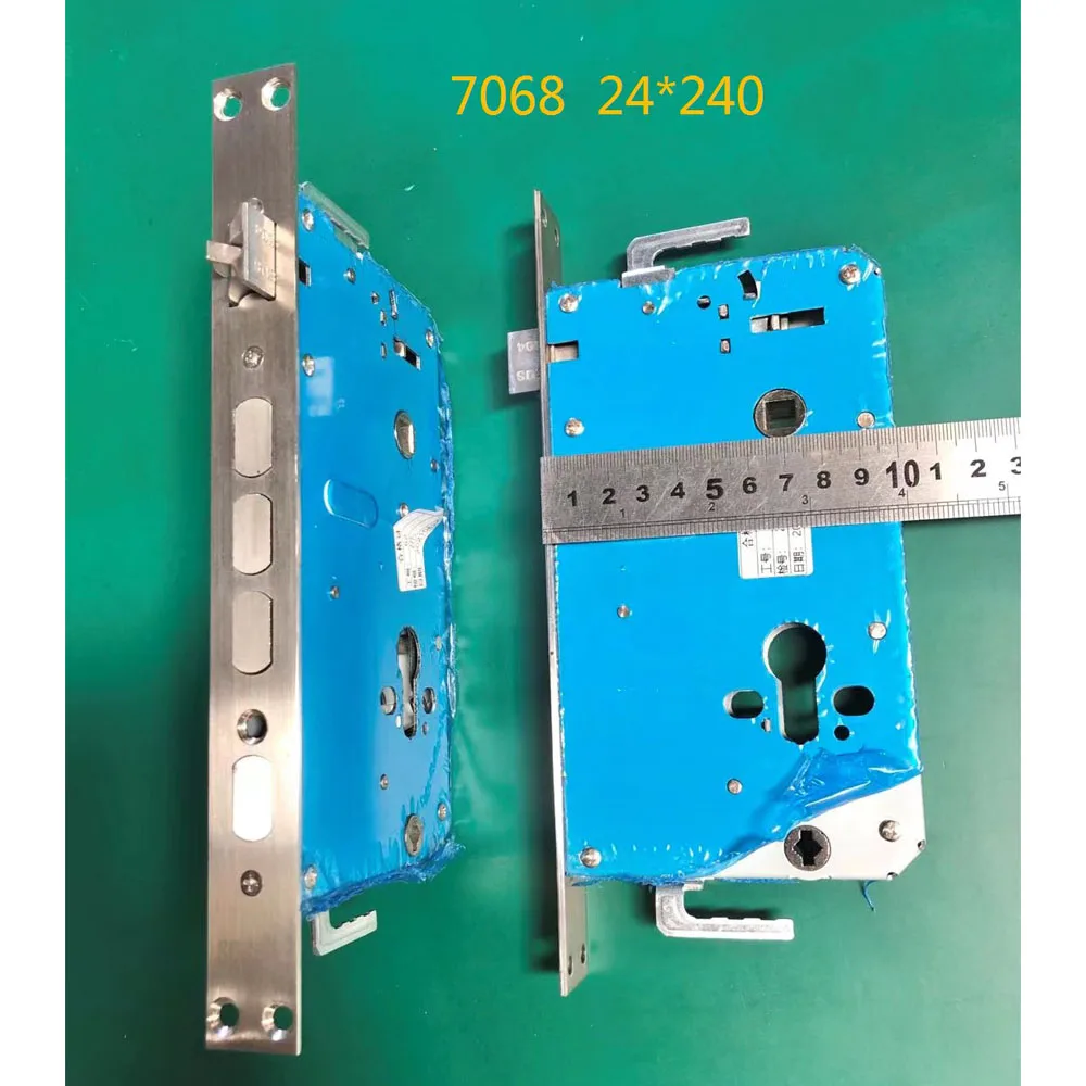스마트 잠금 본체 크기 7068 7568 스테인레스 스틸 지문 잠금 본체, 도어 잠금 케이스 피팅