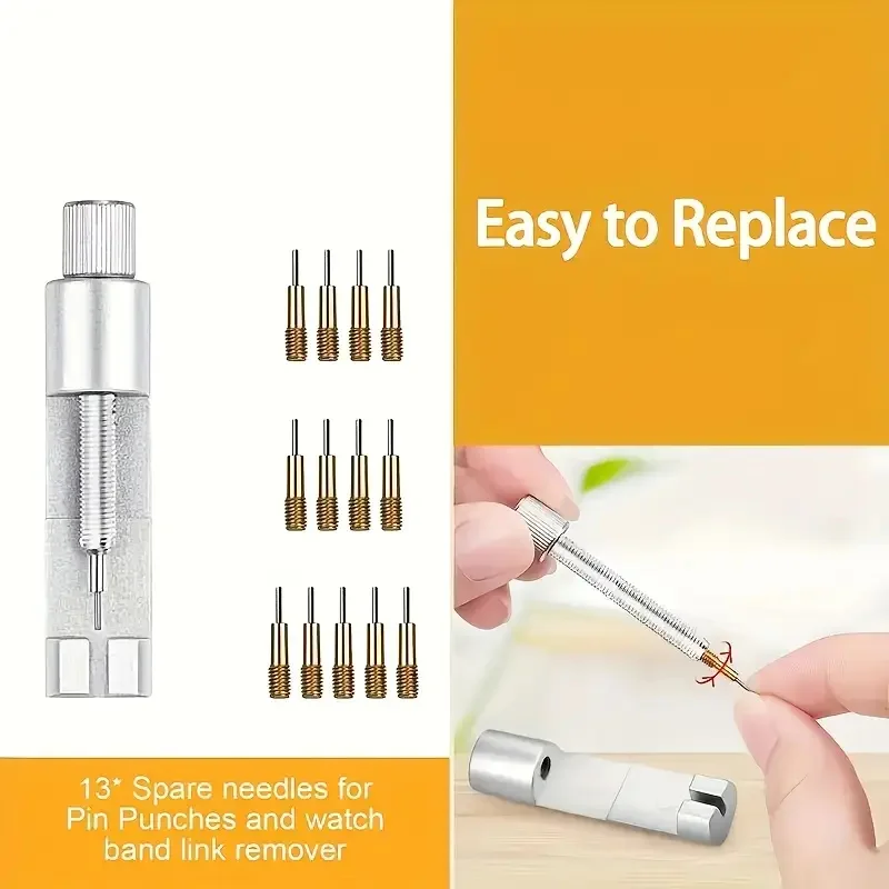 Uhr Band Link Pin Remover Uhr Reparatur Werkzeug Set Strap Link Punch Pin Remover Armbanduhr Kit Uhrmacher