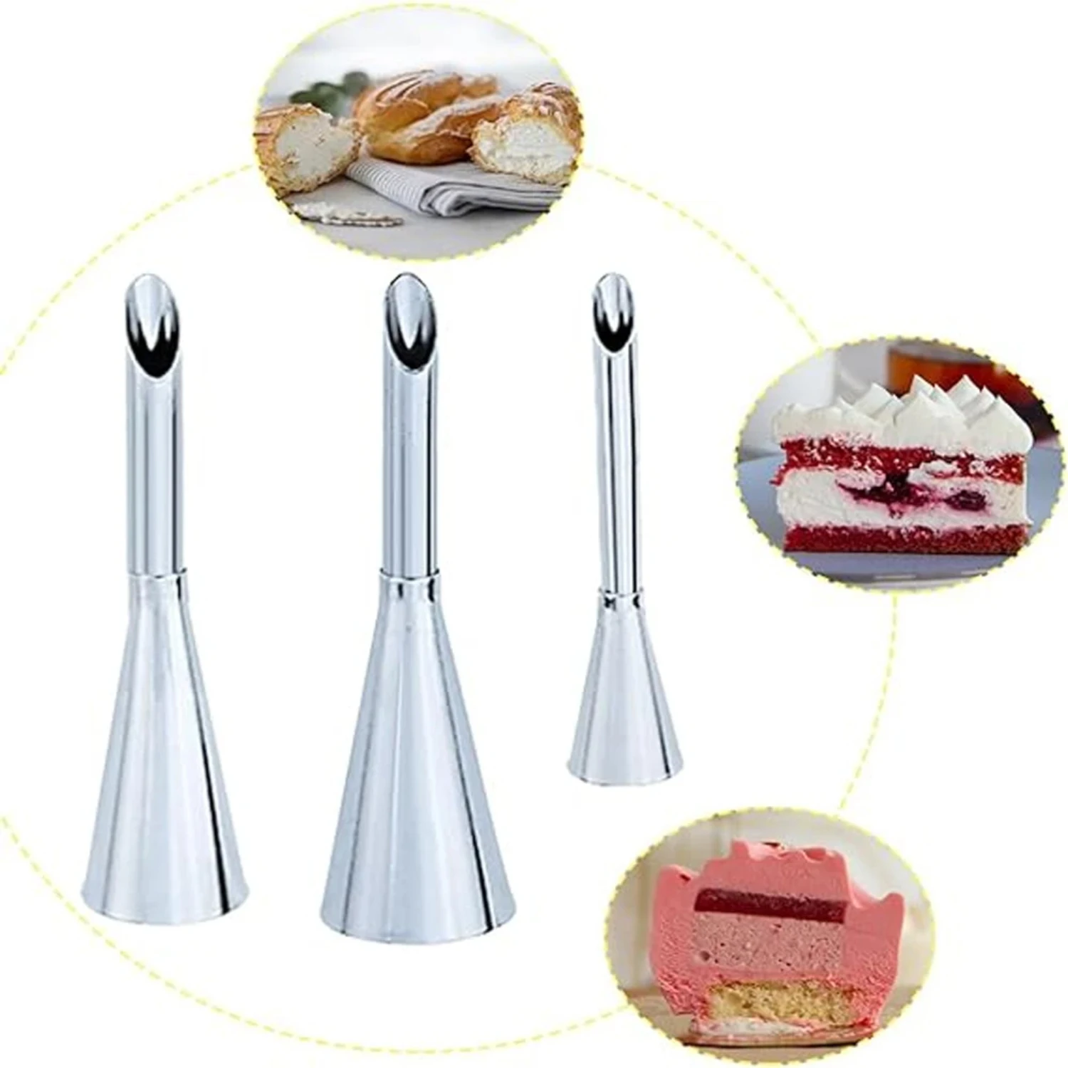 eate stunning desserts with ease using this exquisite, professional-grade decorating set. Elevate your baking game with precisio