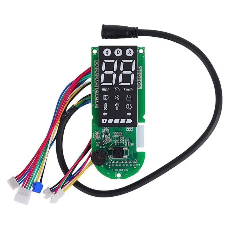 

ABHS-Electric Scooter Dashboard For Xiaomi 4 Pro 2Nd Gen Control Mainboard Panel LED Digital Display Meter