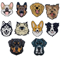 Pet dog brooch badge clothing backpack accessories brooch alloy chest badge cross-border foreign trade hot selling