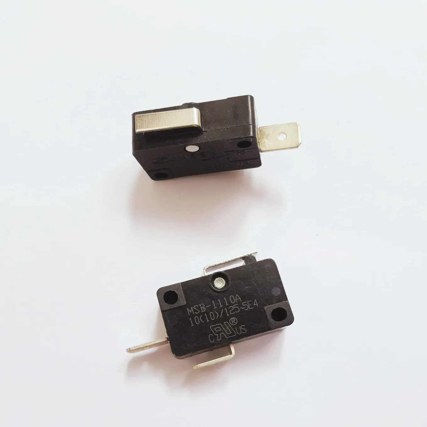 

Original new 100% MSB-1110-A micro switch 125V10A 2pin normally closed large contact with handle 6.3 wide foot