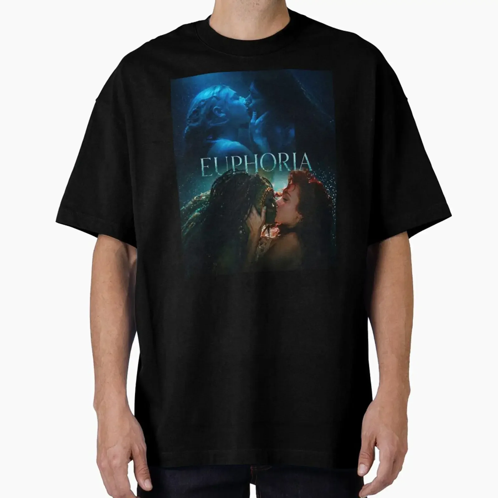 Euphoria, conçu et vendu par ynsbt17, haut vintage délavé pour un usage quotidien, vêtements de créateur, streetwear, décontracté, homme, élégant