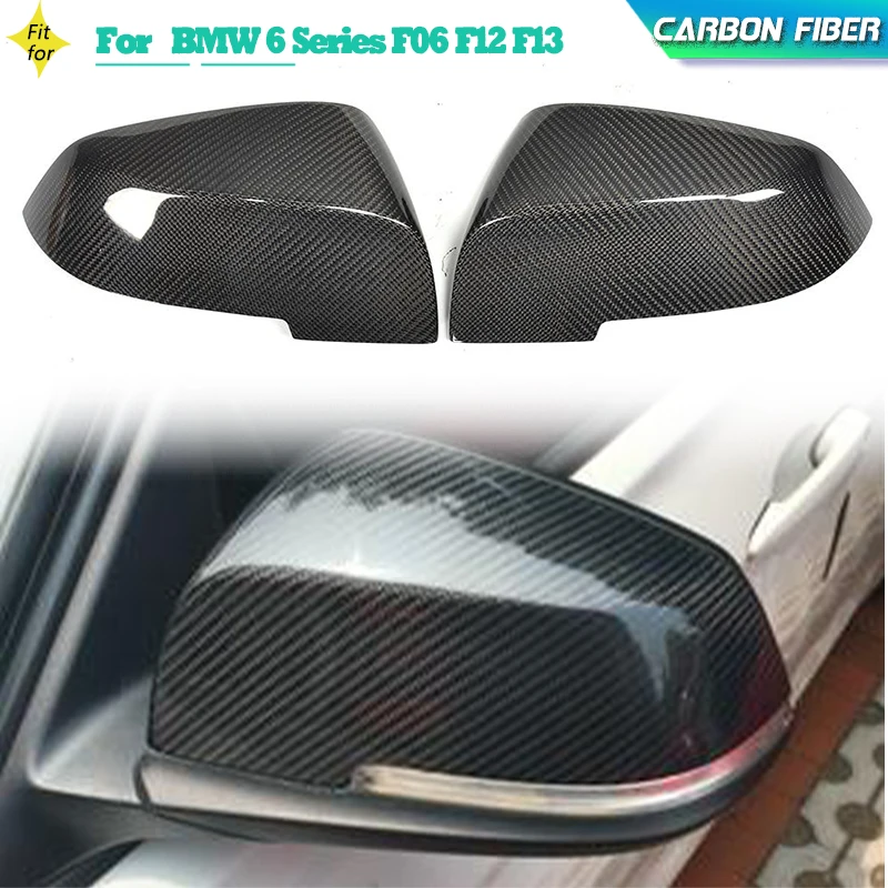 

Carbon Fiber Car Rearview Mirror Covers for BMW 5 6 7 Series F10 F06 F12 F01 F01 2014-2016 Replacement Side Mirror Caps Shell