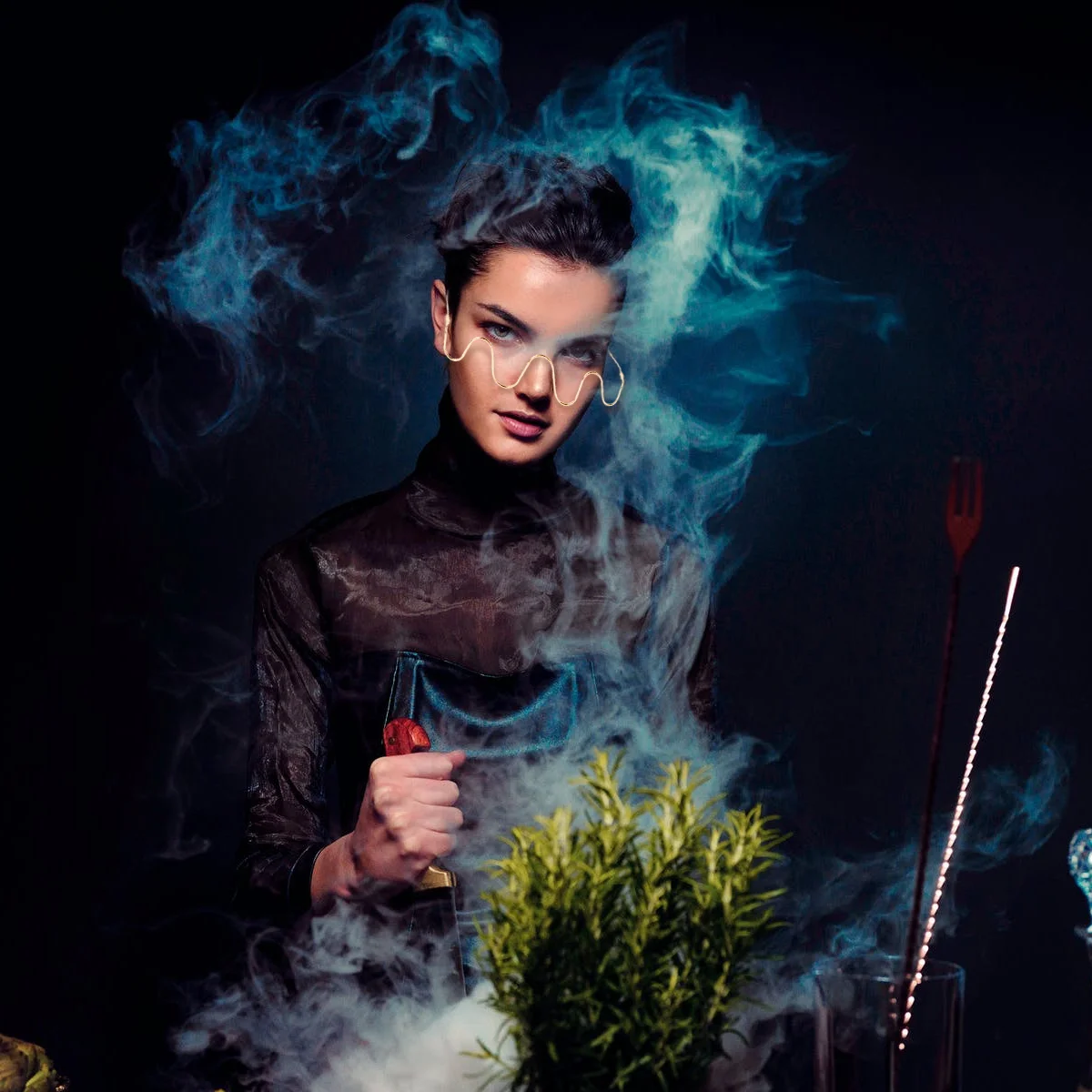 1 قطعة زخرفة النظارات الماس قسط المعادن شبه بدون شفة الإطار أنيق المرأة ديكور الإكسسوارات مهرجان الحفلات هدية #3