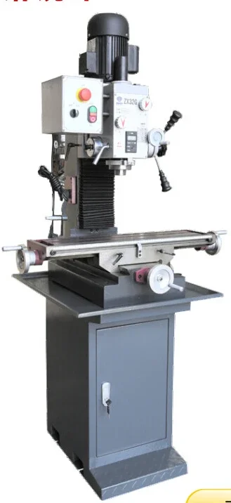 Fresadora manual de alta precisão para processamento de metal de mesa