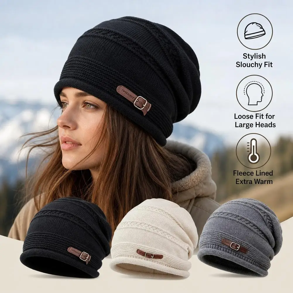 Fashion Knitted Beret Women Autumn Winter New Products Versatile Warm Painter Hat Knit Solid Fashion Hat Female Gifts