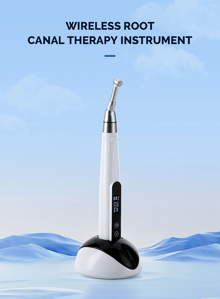 AZDENT Komplettset Dentaler Endomotor 16:1 Kabelloser Apex-Locator Wurzelkanal-Apex-Lokalisierung Parodontales Messgerät – Detail 12