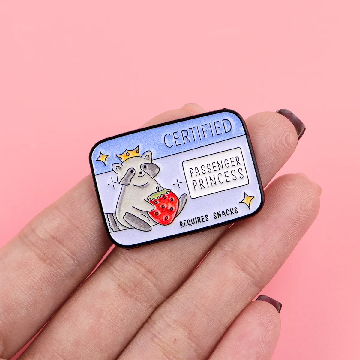 Cute Raccoon Brooch Pin Badge Clothing Backpack Fashion Alloy Jewelry Accessories Hot Selling Wholesale - view 4