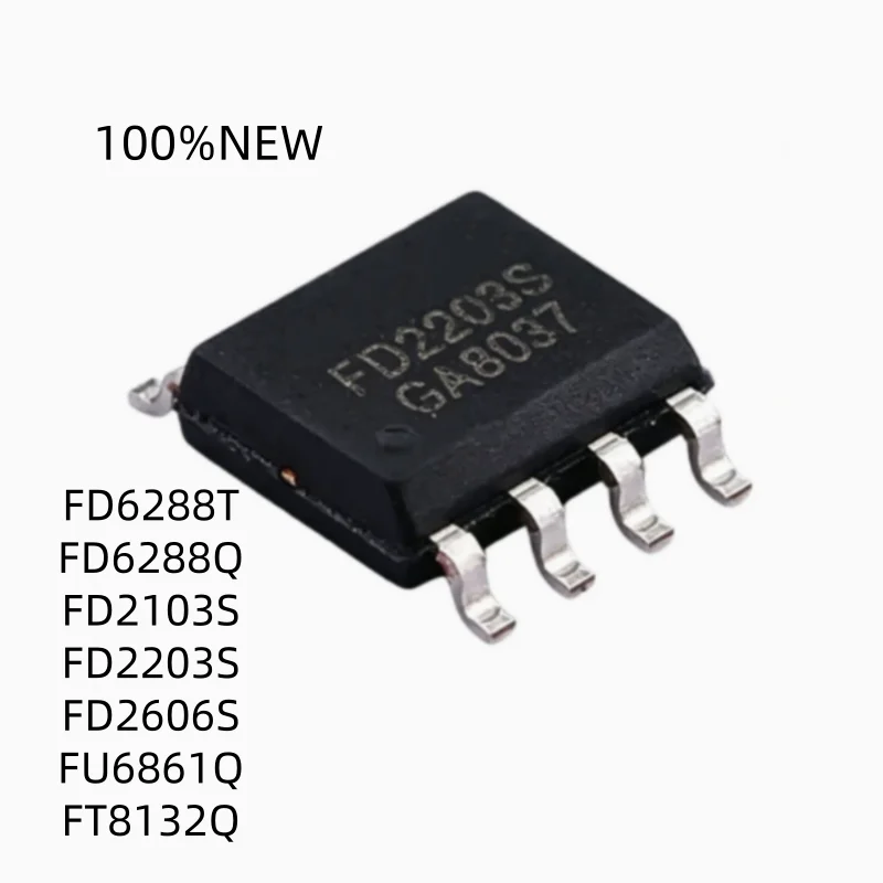 (10Pcs) 100% New Fd6288T Fd6288Q Fd2103S Fd2203S Fd2606S Fu6861Q Ft8132Q Smd Chip Ic