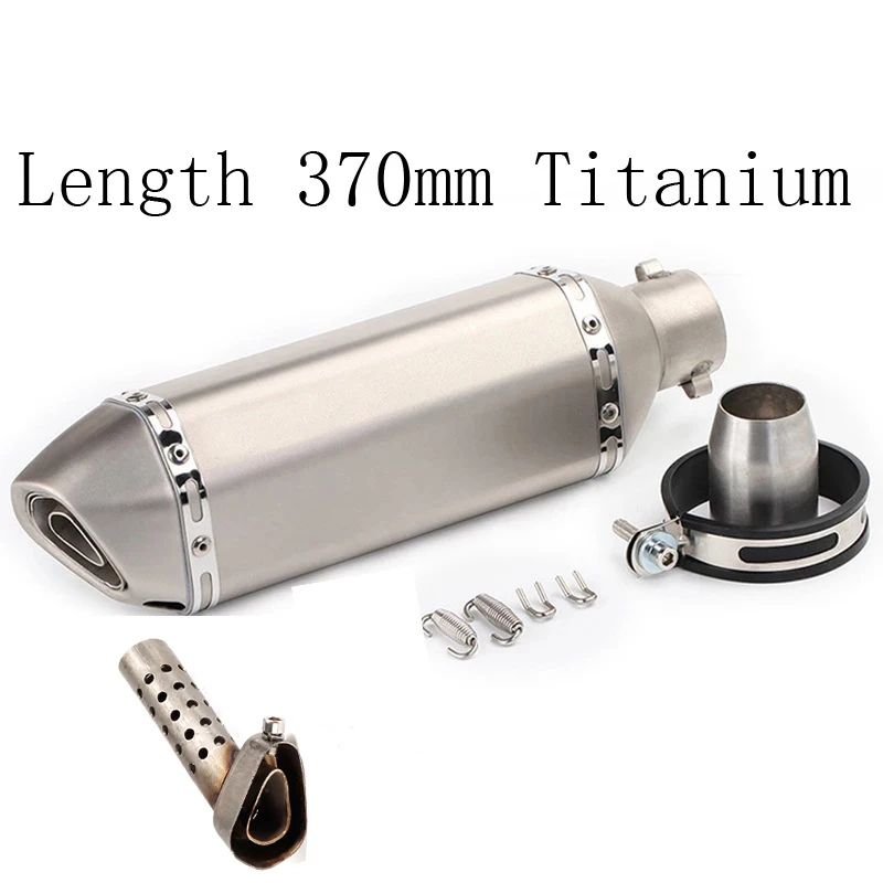 Motorcycle Titanium exhaust systems escape moto pot turbo motocross nmax pcx z900 xmax300  Pitbike accessories muffler silencer